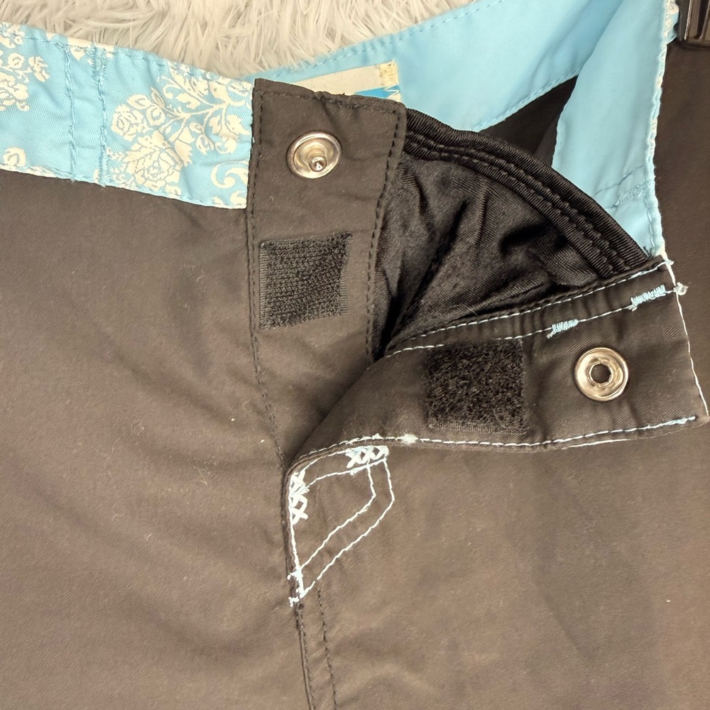 Roxy Black and Light Blue Board Shorts - Picture 7 of 16